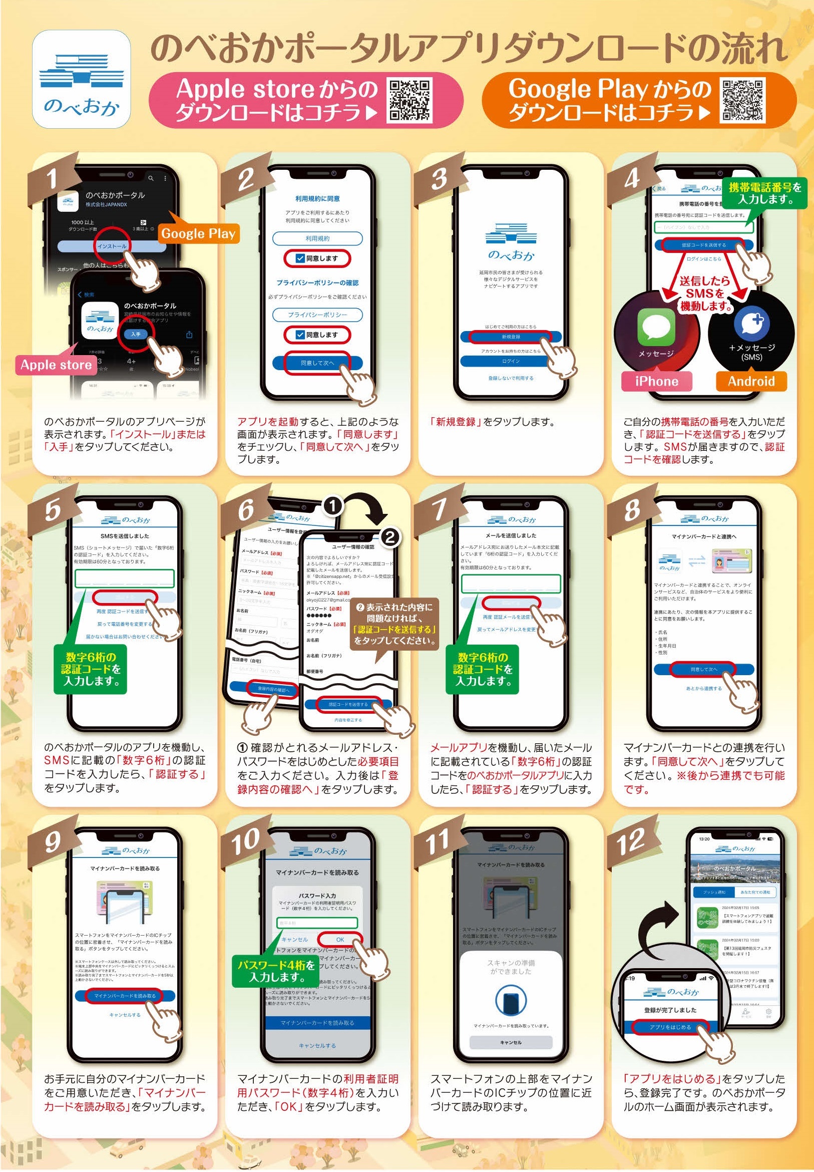 のべおかポータルチラシ2枚目