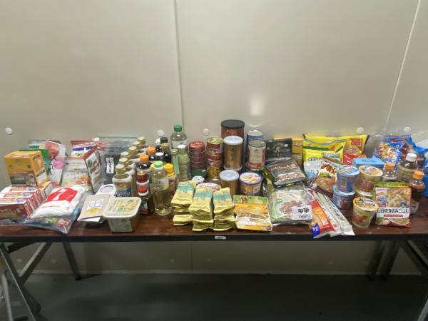 寄付いただいた食品