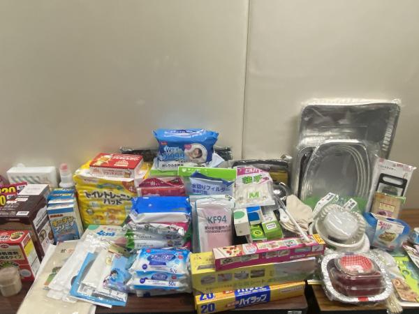 寄付いただいた日用品