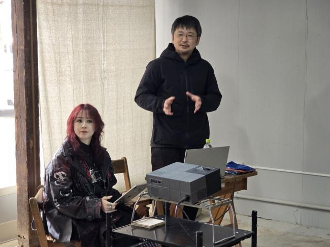 Aomiyasaka氏と山根氏