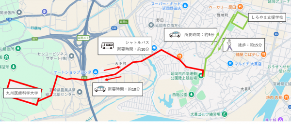 臨時駐車場位置図