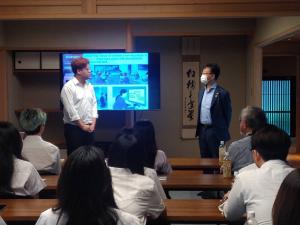 市長表敬訪問の様子