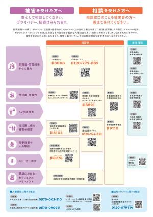 女性に対する暴力をなくす運動(裏)