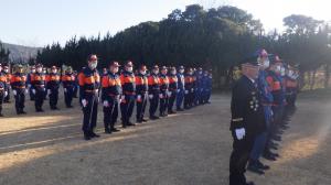 通常点検の様子（妙田会場）