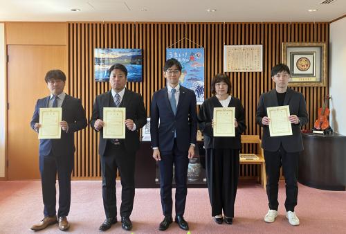 令和7年度指定書交付式の様子