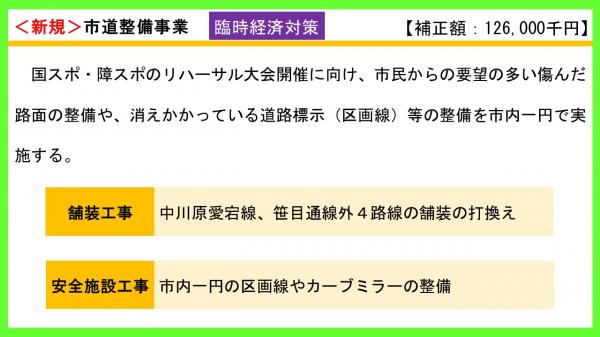 市道整備事業