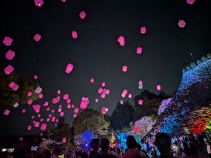 延岡市　ワイワイ花宵物語　スカイランタン