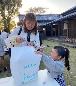 延岡市　イベント　スカイランタン