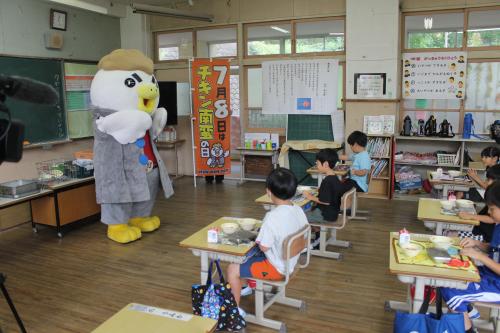 北川小学校での様子２