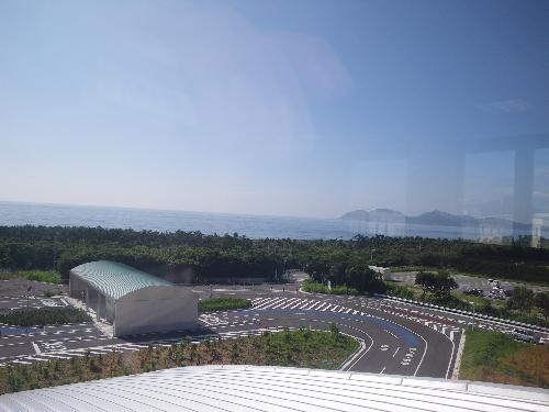 清掃工場4階ホールからの眺めの画像