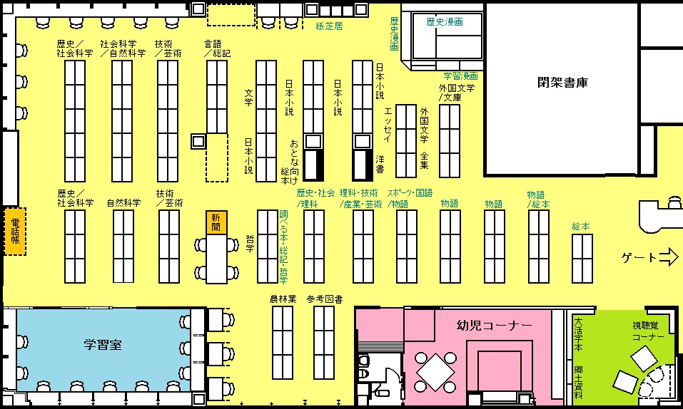 館内案内図の画像