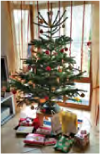 ドイツのクリスマスツリー、プレゼント