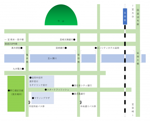 コース周辺簡略図