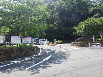 城山公園南駐車場全景