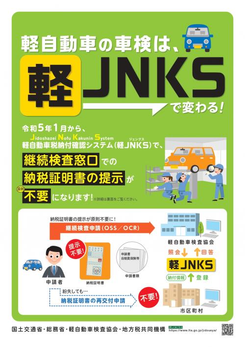 軽ＪＮＫＳ　リーフレット１