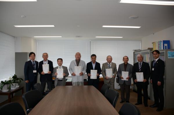 指定書伝達の様子