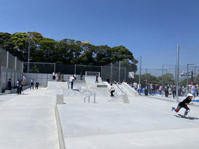 令和7年4月29日オープン時のスケートコート